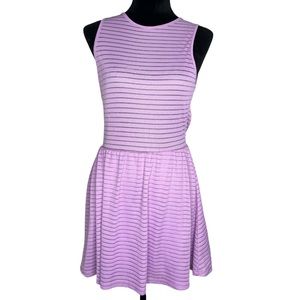 Topshop Fit & Flare Crisscross Mini Dress